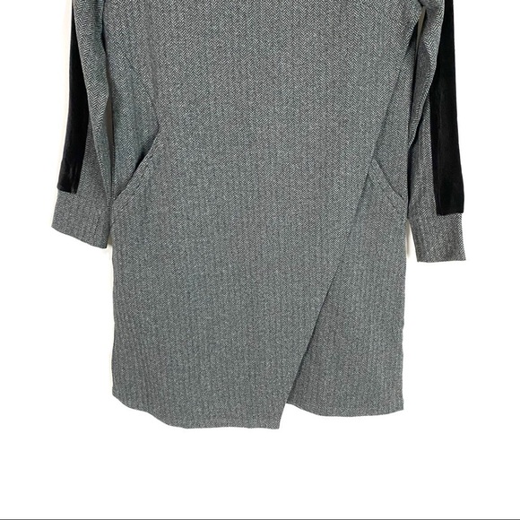Soft Surroundings Cowl Herringbone Sweater Dress - Picture 3 of 11